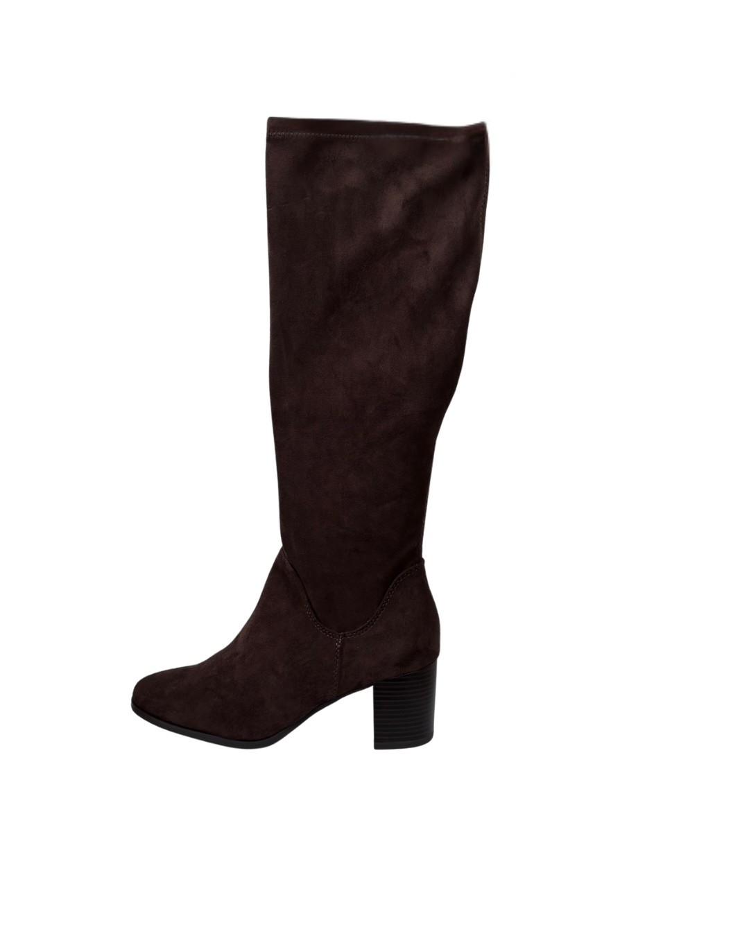 Caprice Dark Brown Suede Long Boot