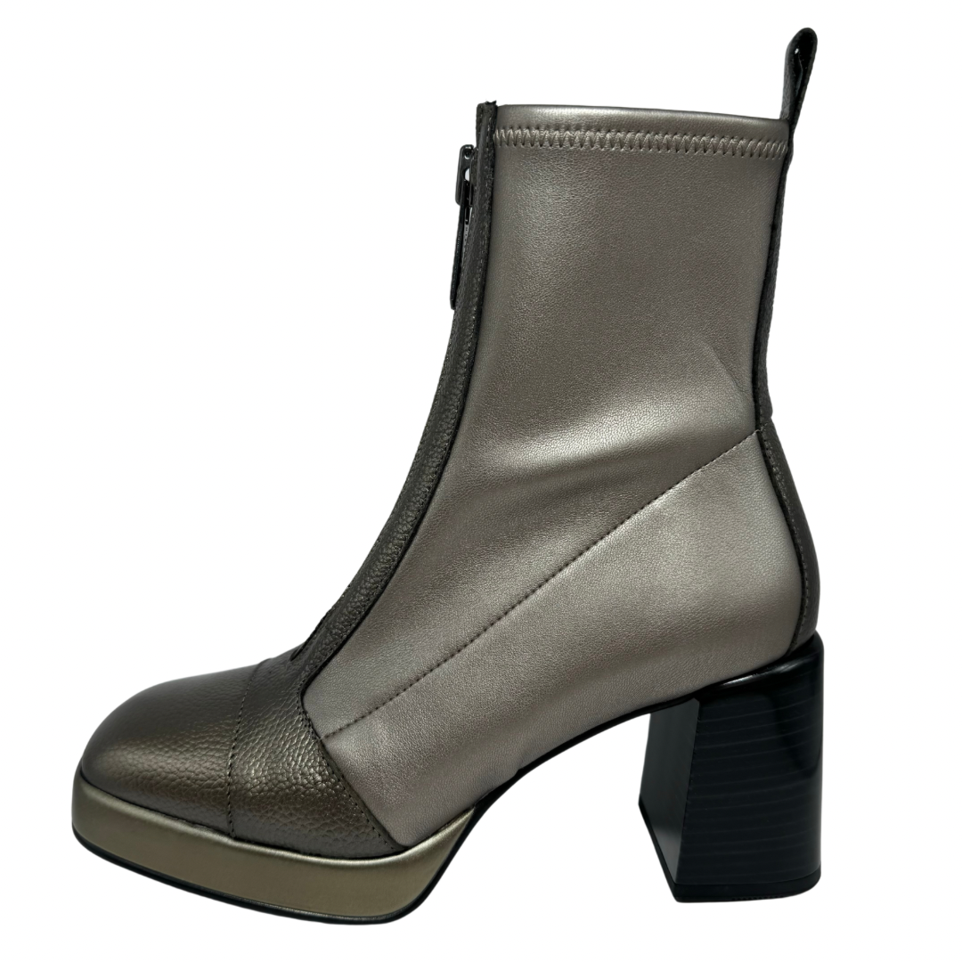 Hispanitas Bronze Heeled Boots