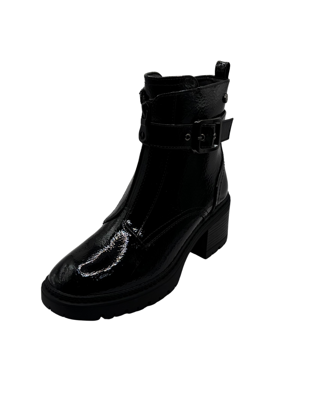 XTI Black Patent Heeled Boot