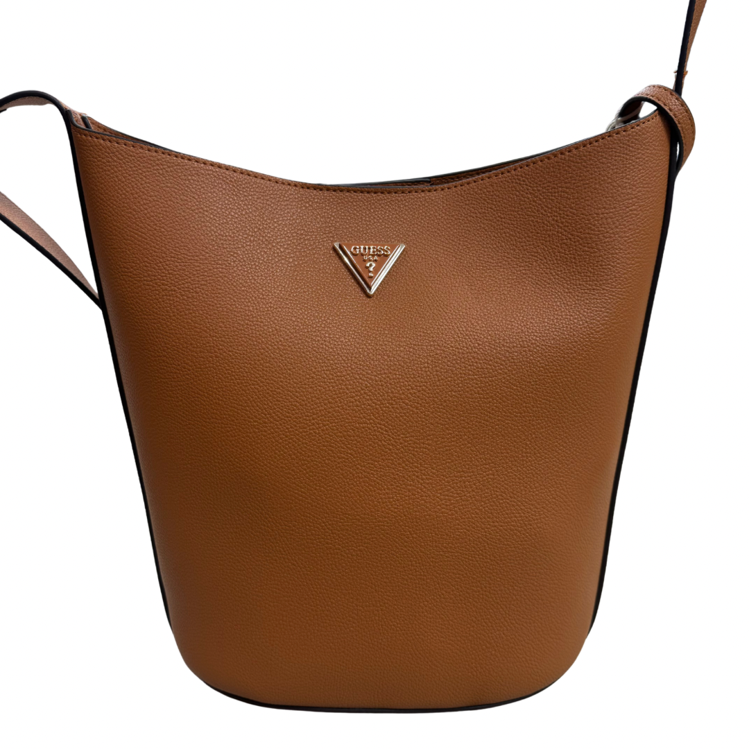 Guess Brown Bucket Shoulder Bag