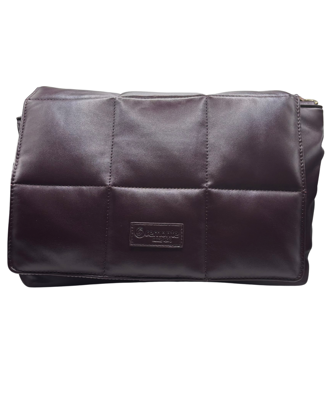Remonte Burgundy Quilted Handbag with Extendable Strap