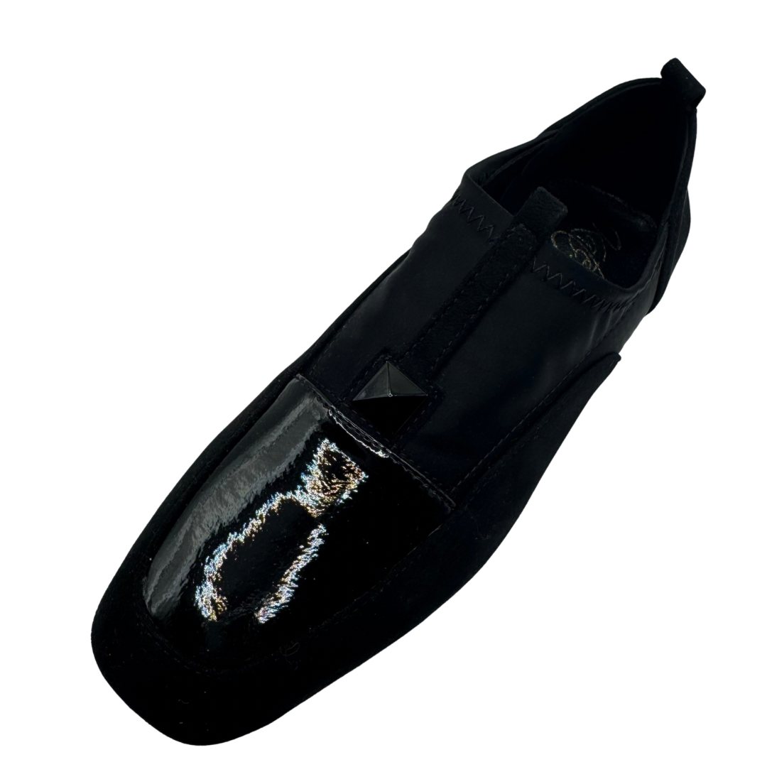 Kate Appleby Black Shoe with Front Zip
