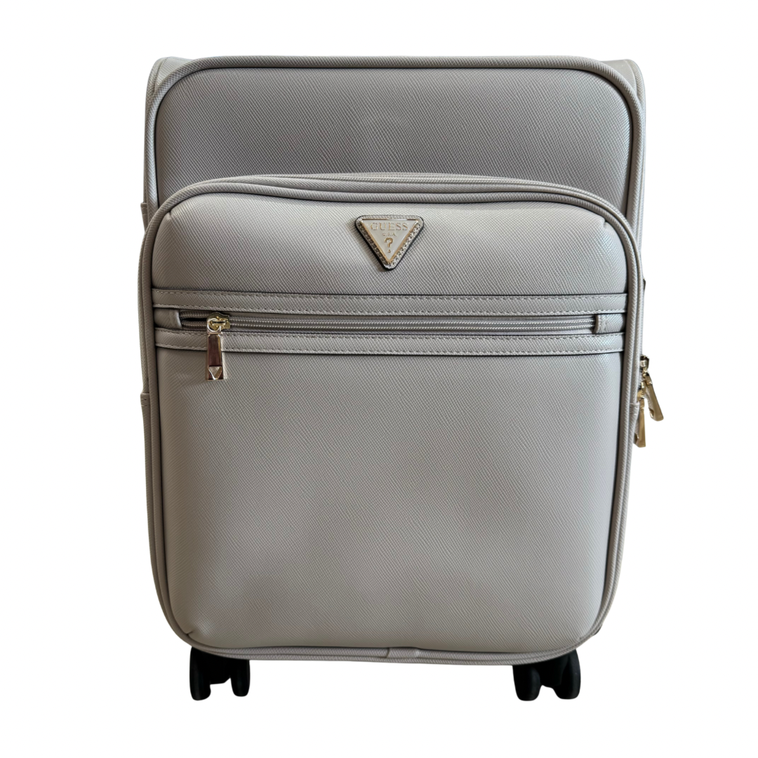 Guess Light Grey Small Suitcase