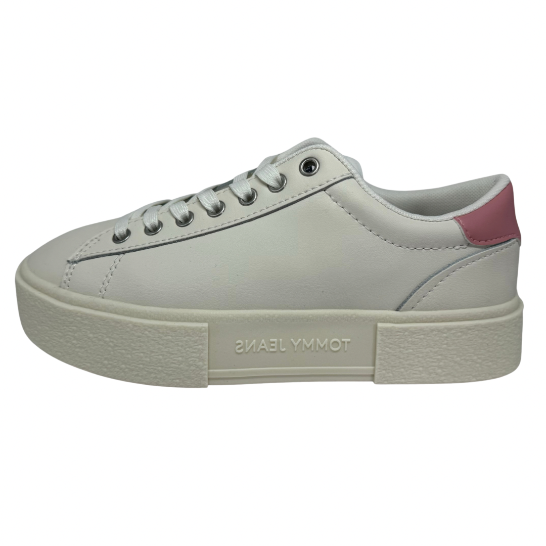 Tommy Jeans White Platform Trainers