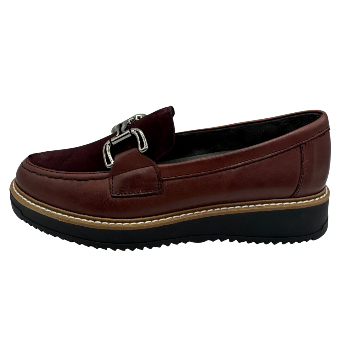 Pitillos Burgundy Loafers
