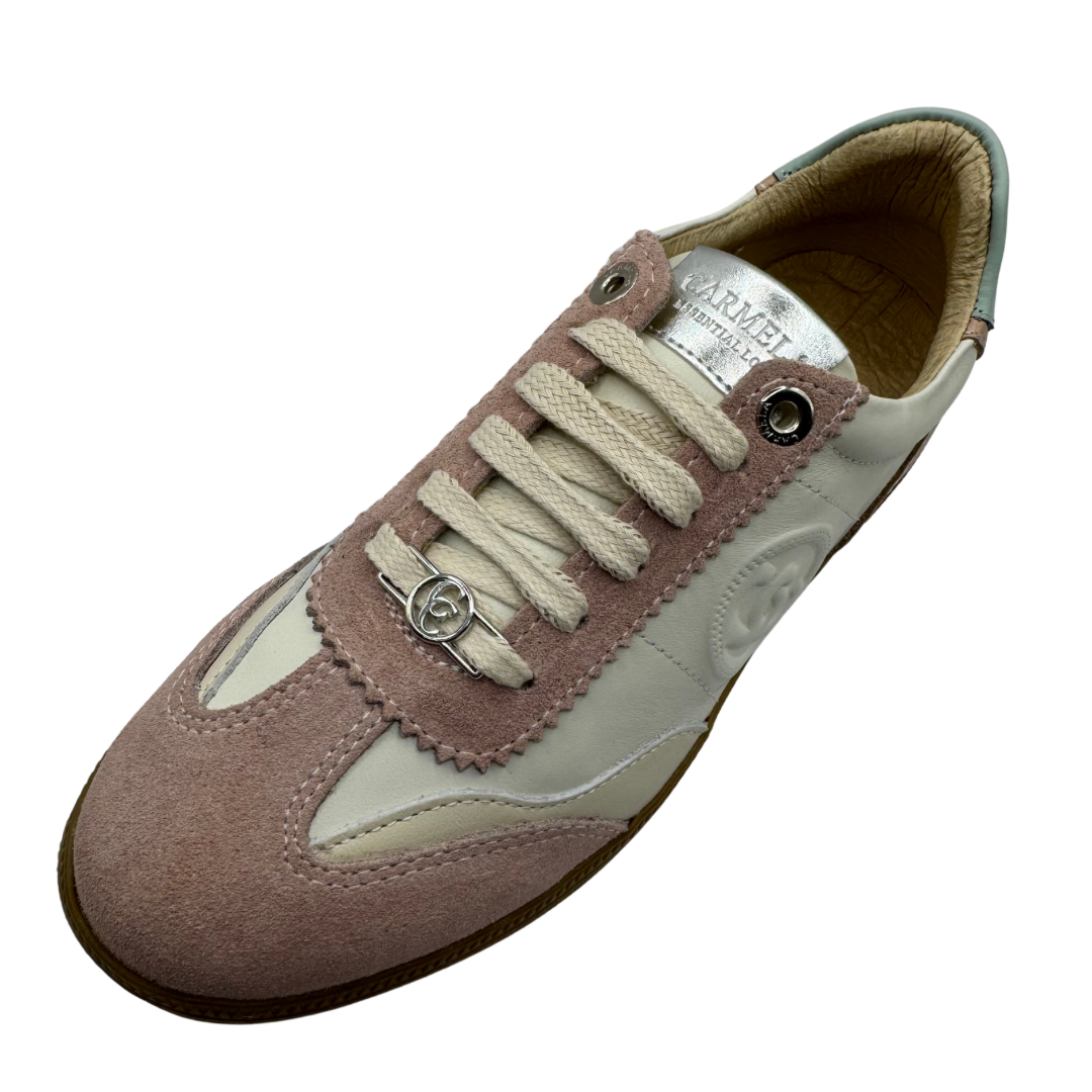 Carmela Pink &amp; Cream Trainers