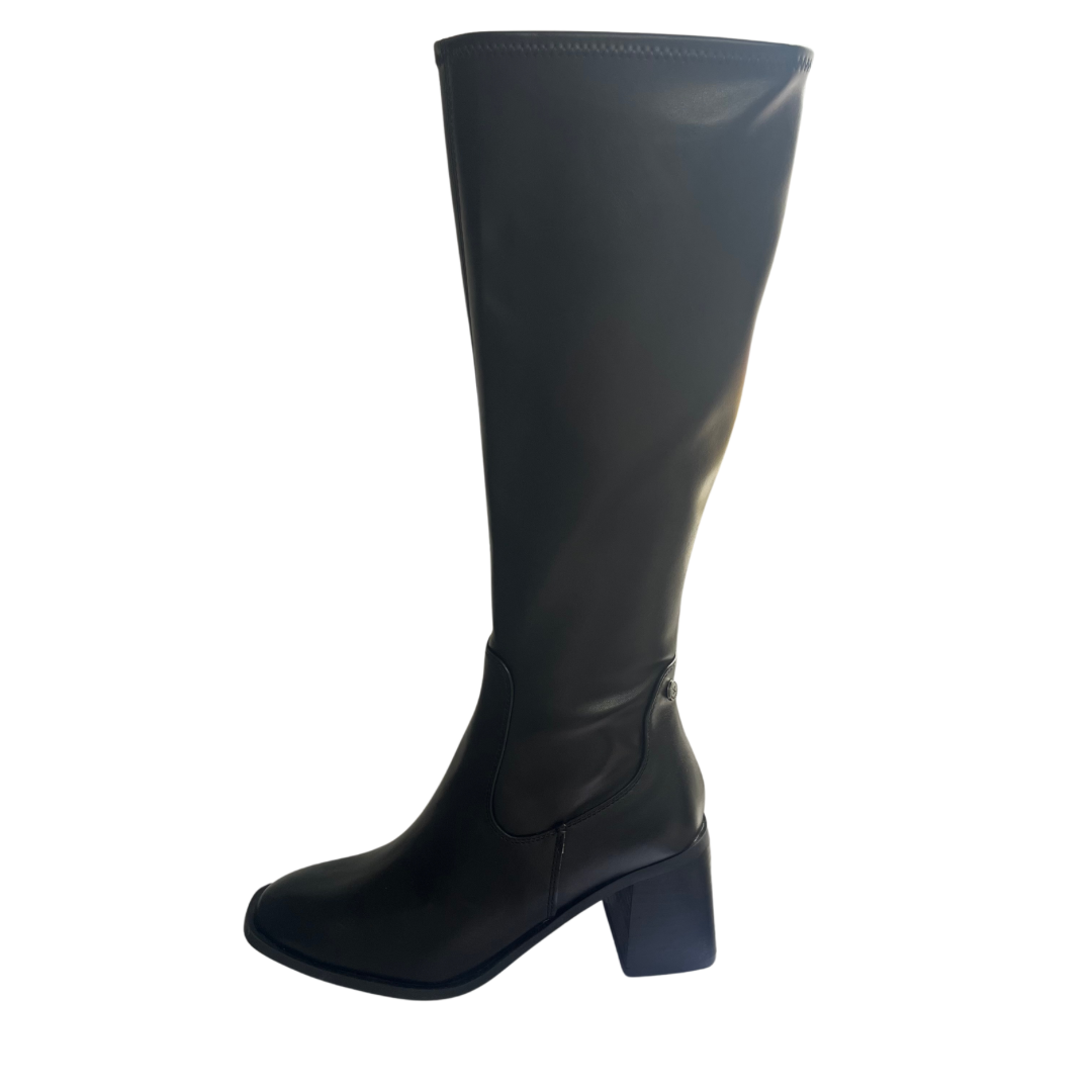 XTI Black Long Boot