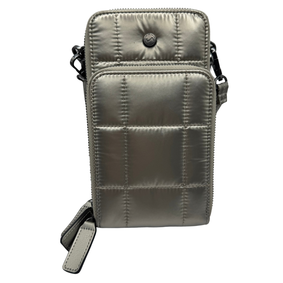 Ara Pewter Crossbody Phone Travel Bag