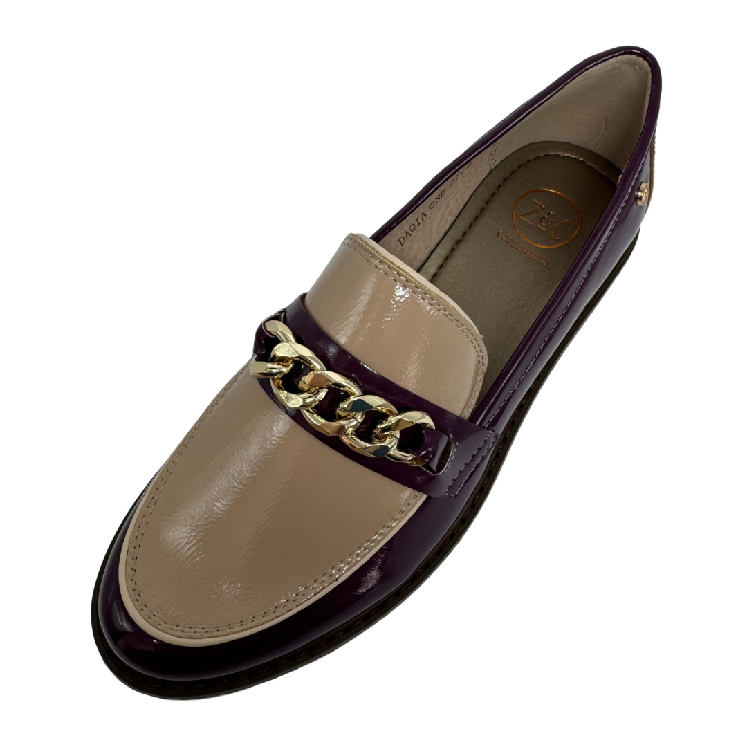 Zanni &amp; Co Purple Patent Loafers