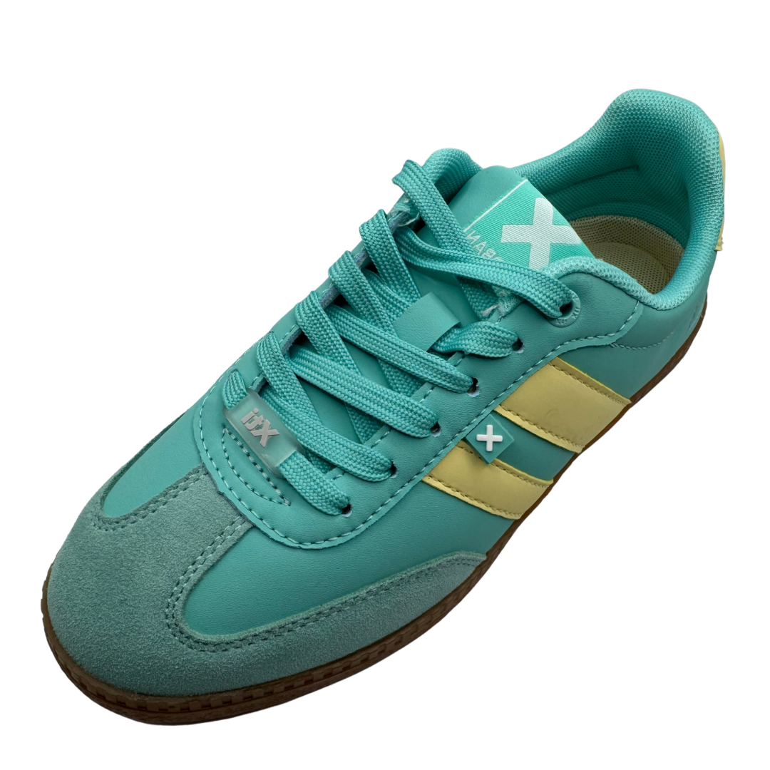 Xti Aqua &amp; Yellow Trainers