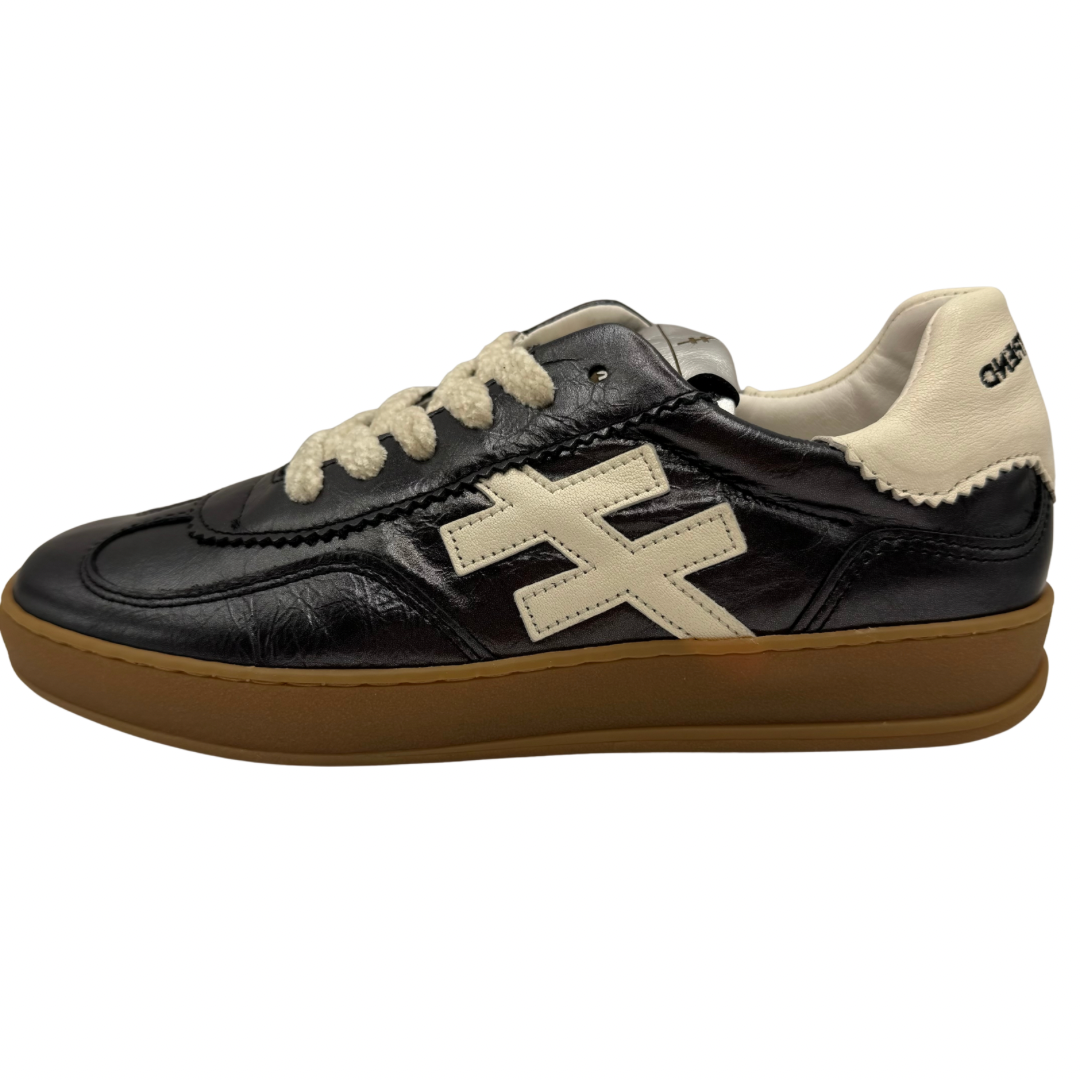 Another Trend Pewter Trainers