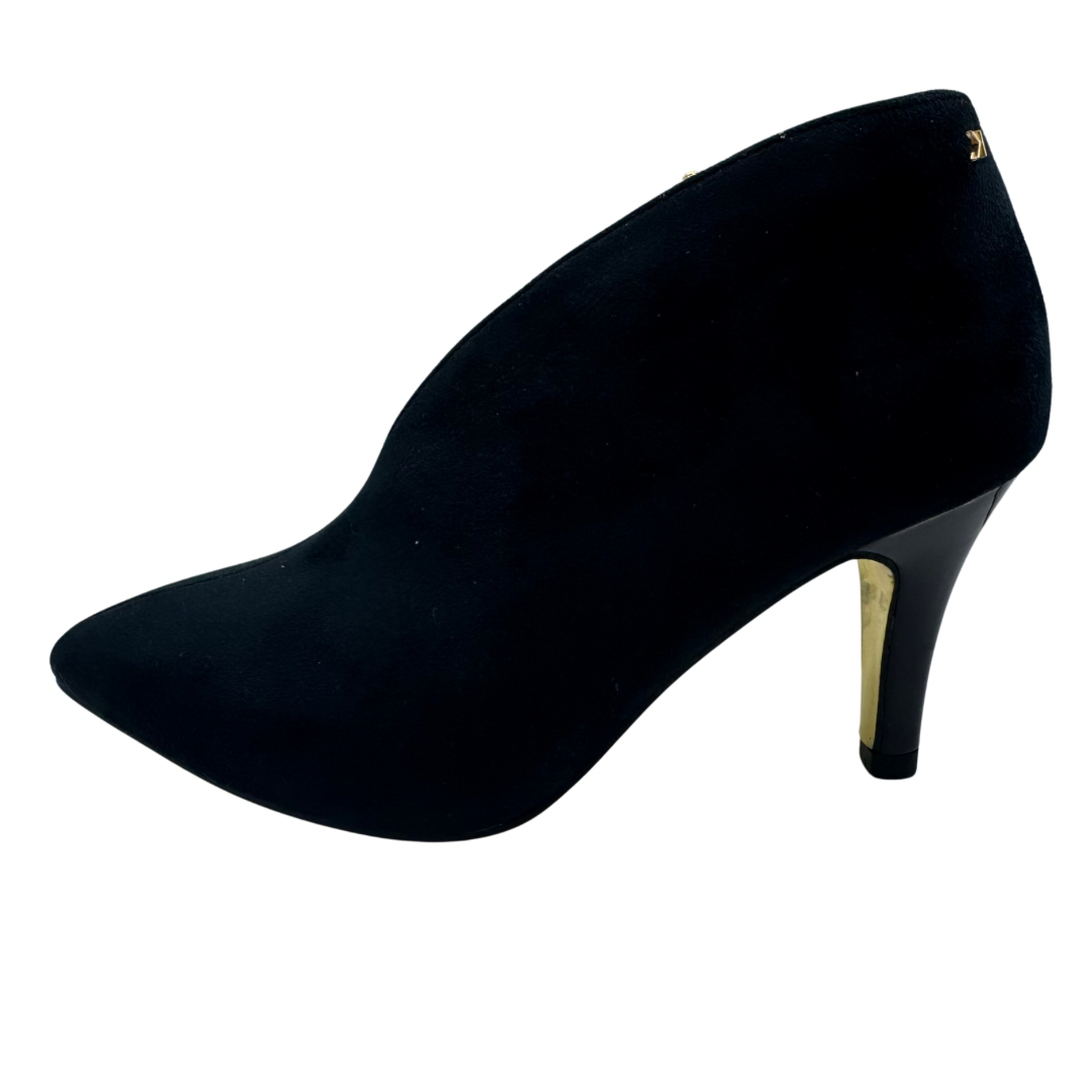 Kate Appleby Navy Suede Heeled Ankle Boots