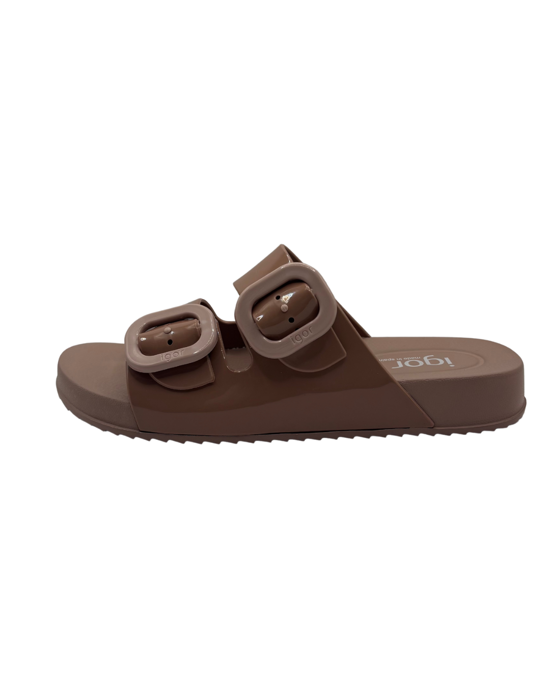 Igor Pink Slip on Sandals with Buckle