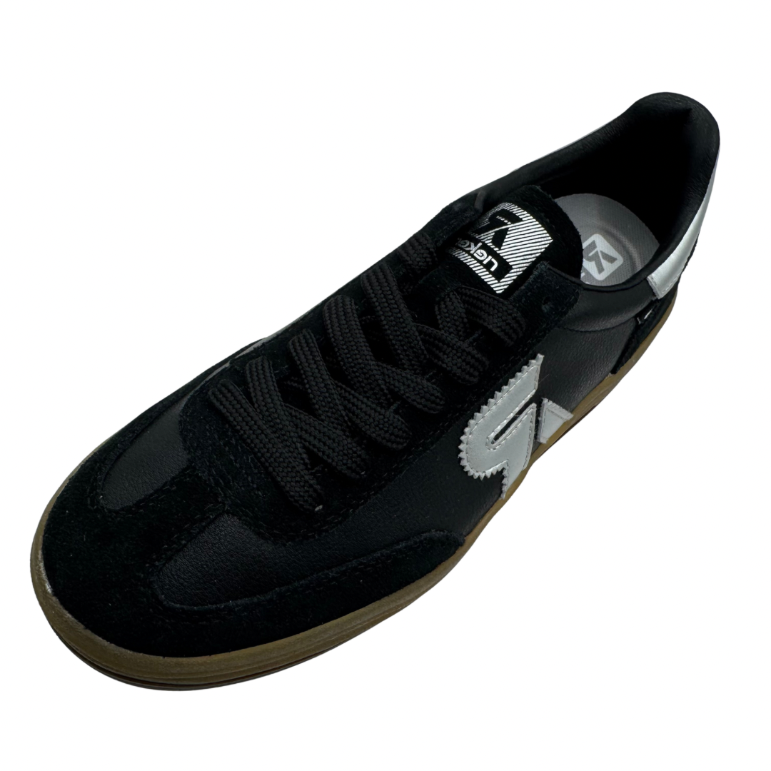 Rieker Black Platform Trainers