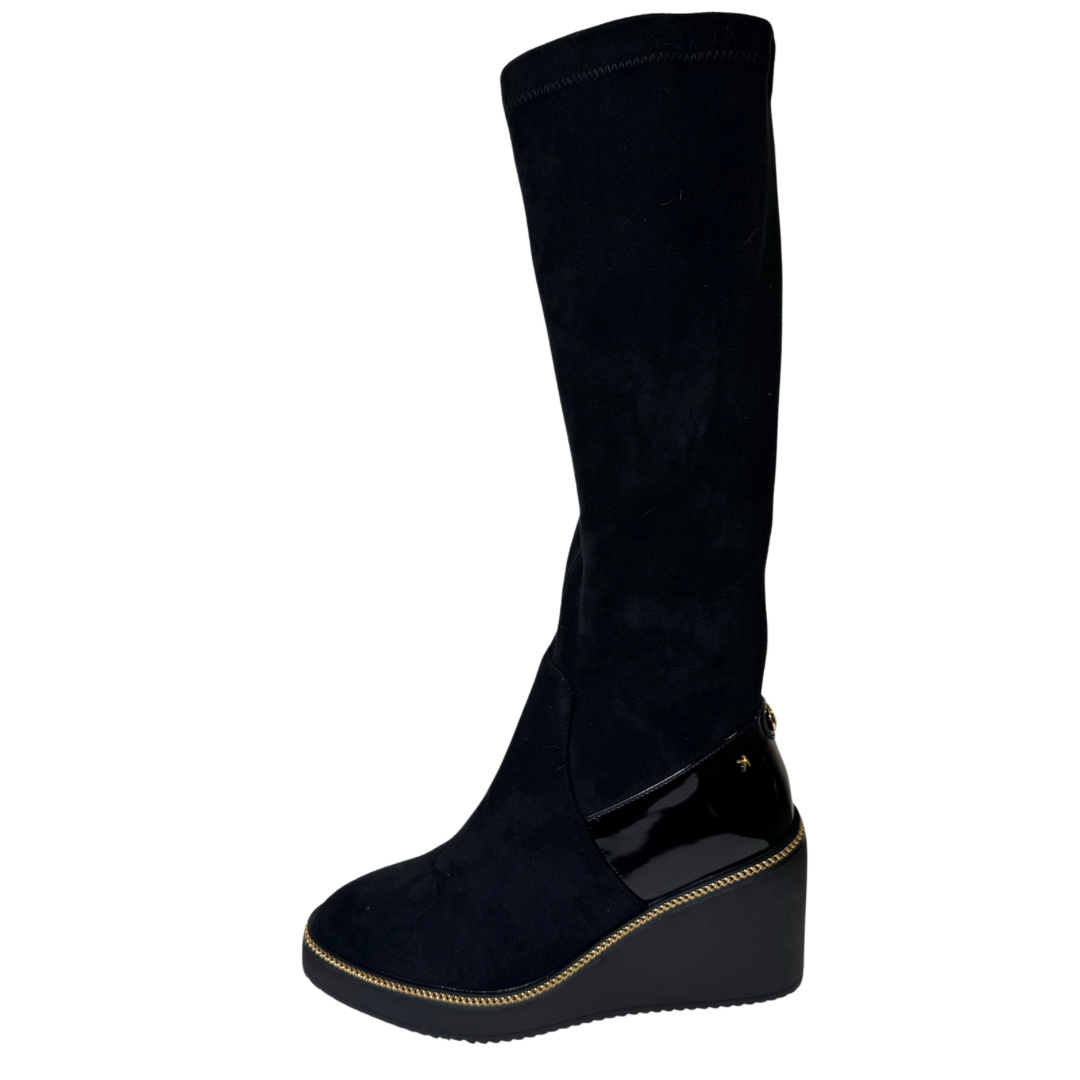 Kate Appleby Black Suede Long Boots