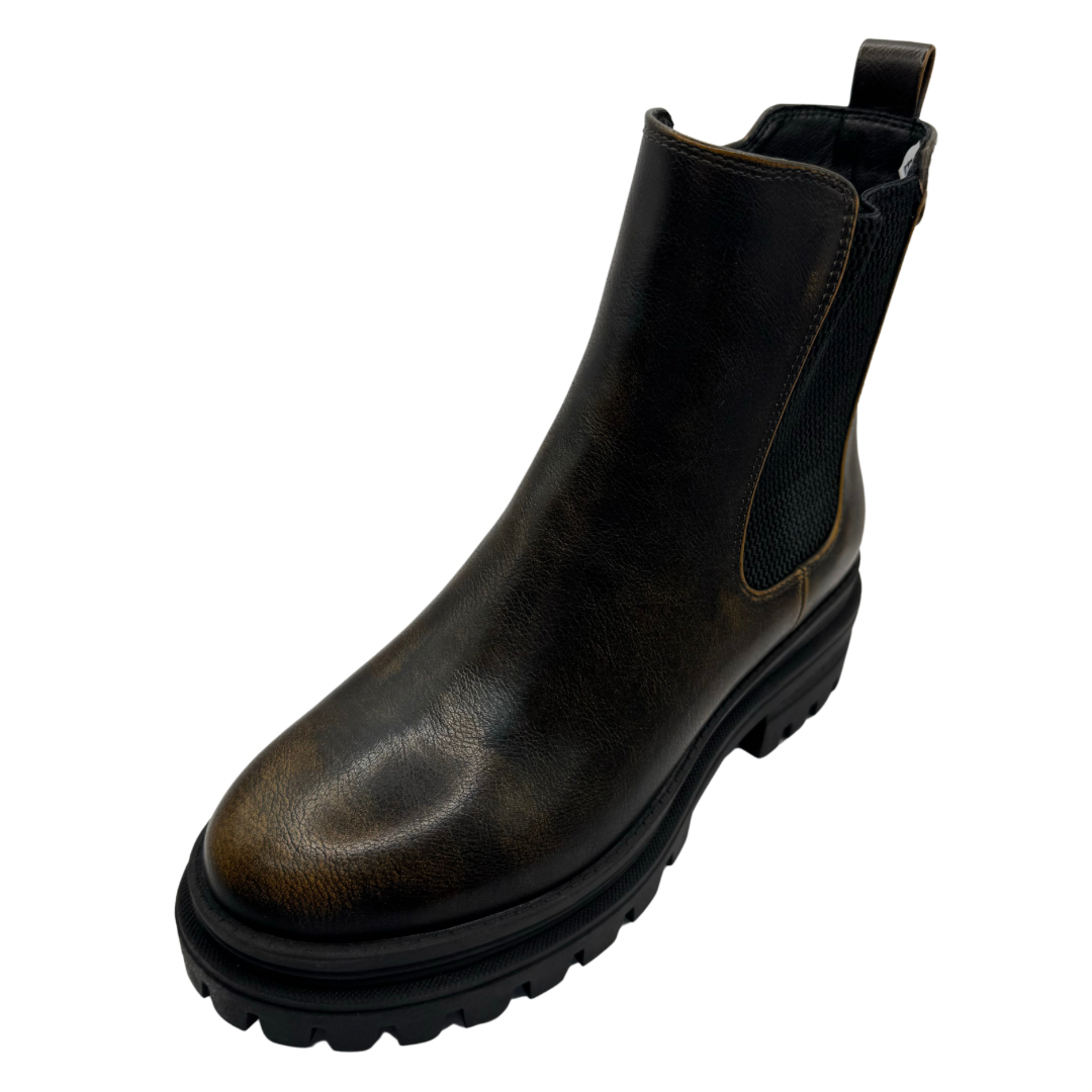 Xti Brown Chelsea Boots