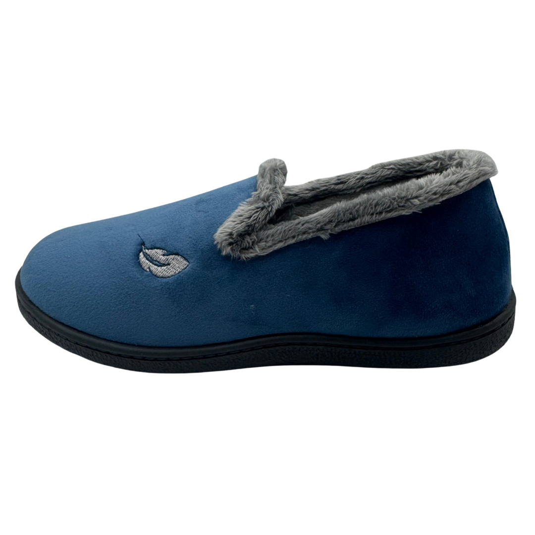 Plumaflex Blue Full Slippers