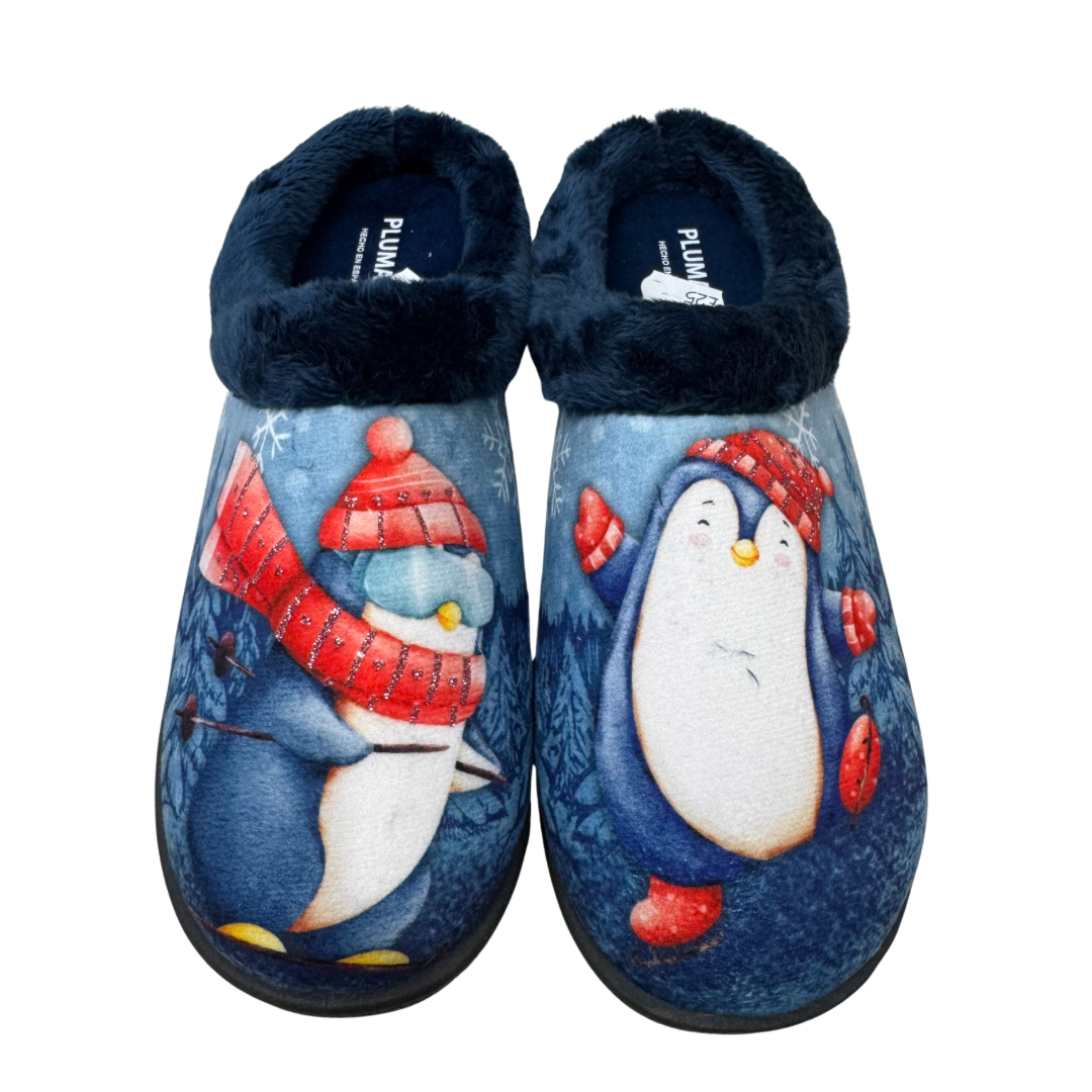 Plumaflex Penguin Backless Slippers