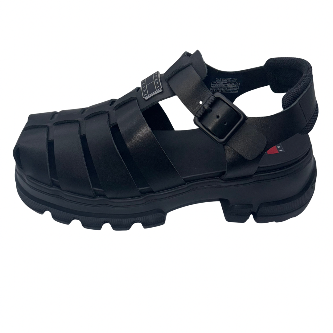 Tommy Jeans Black Sandals