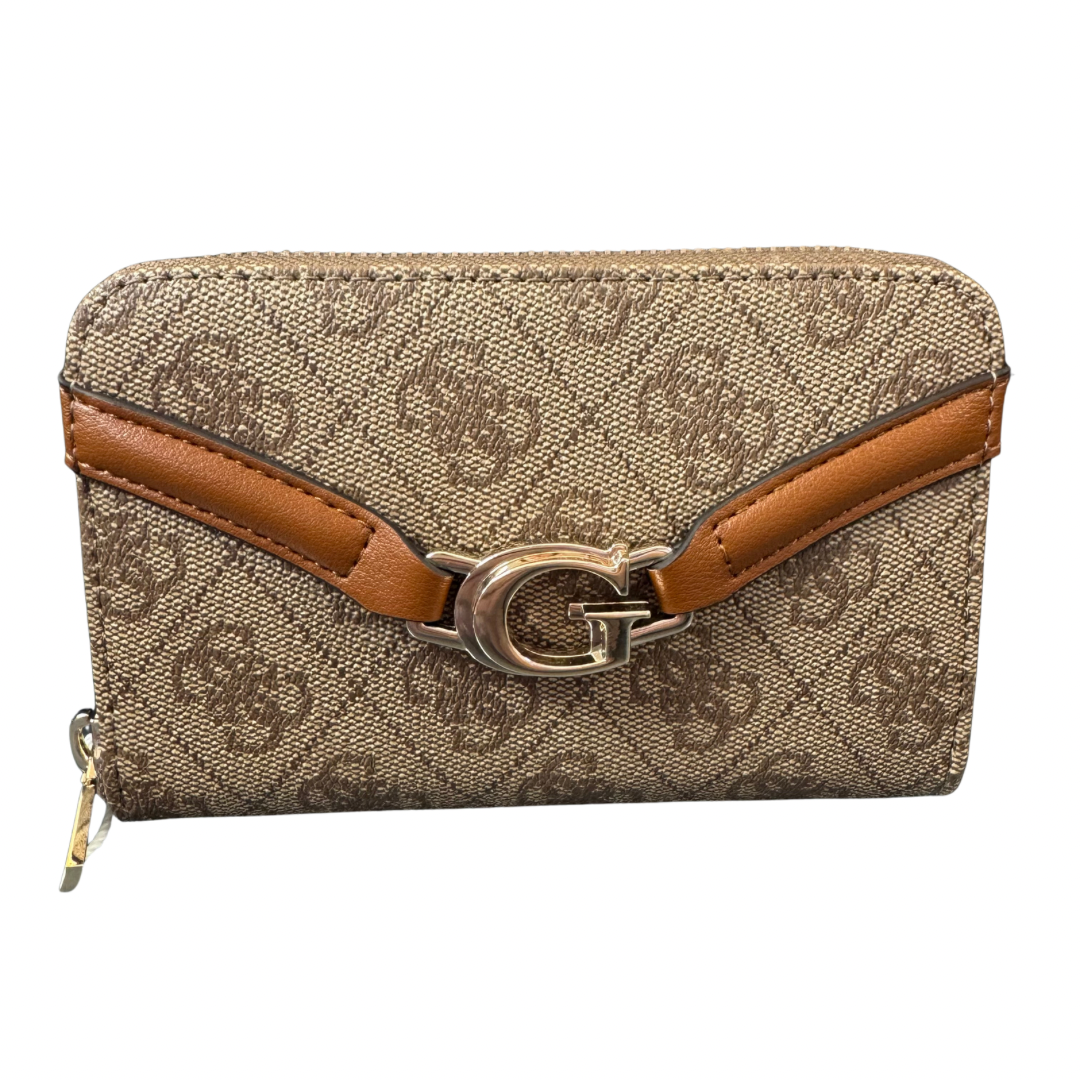 Guess Light Brown Logo Small Purse