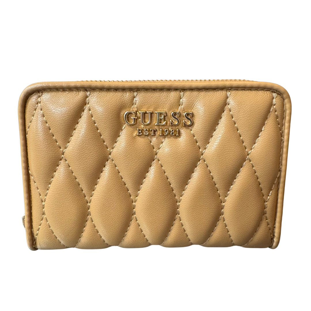 Guess Beige Quilted Small Purse