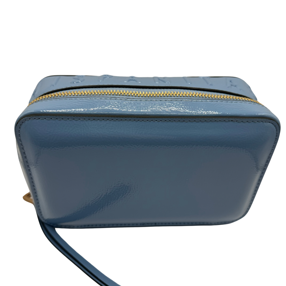 Hispanitas Blue Patent Crossbody Bag