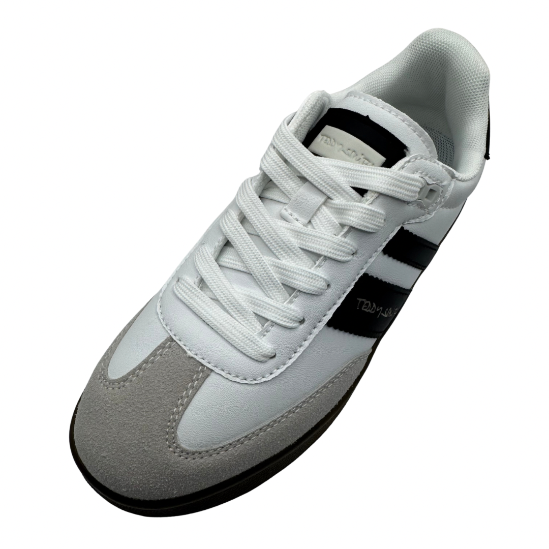 Teddy Smith White &amp; Black Trainers