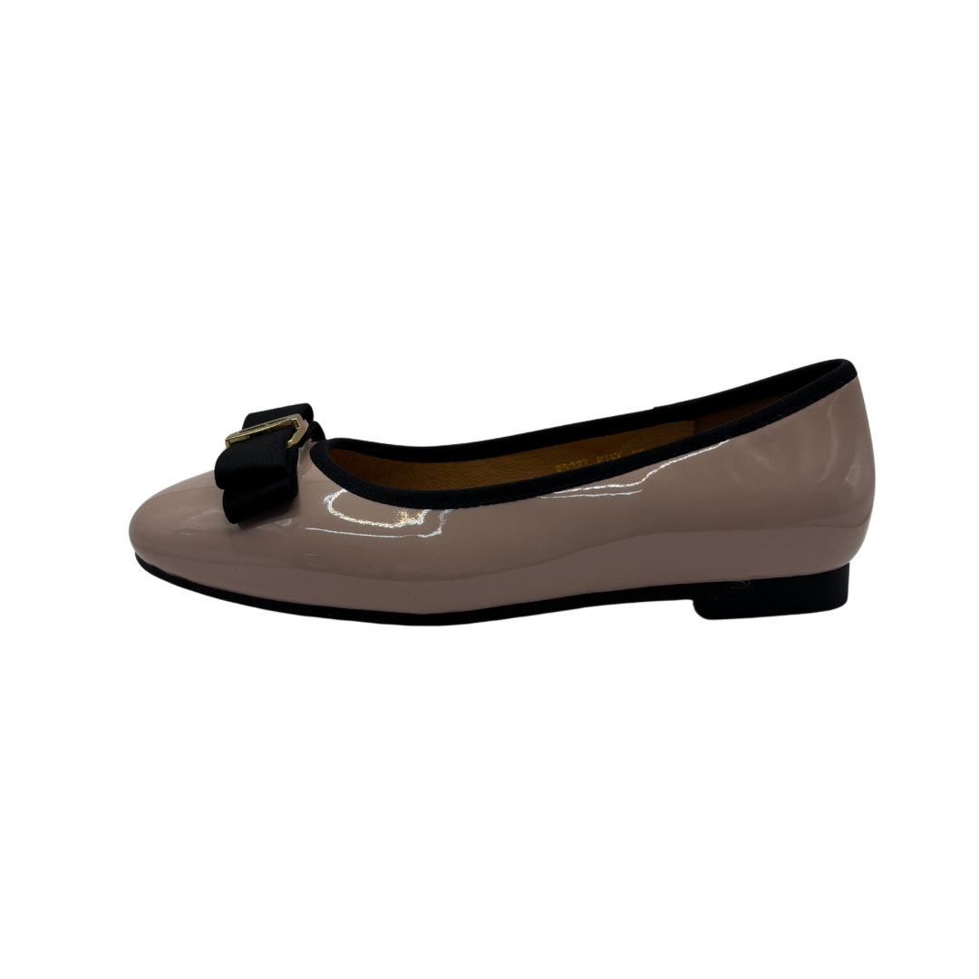 Loretta Vitale Pink Pump with Black Detail