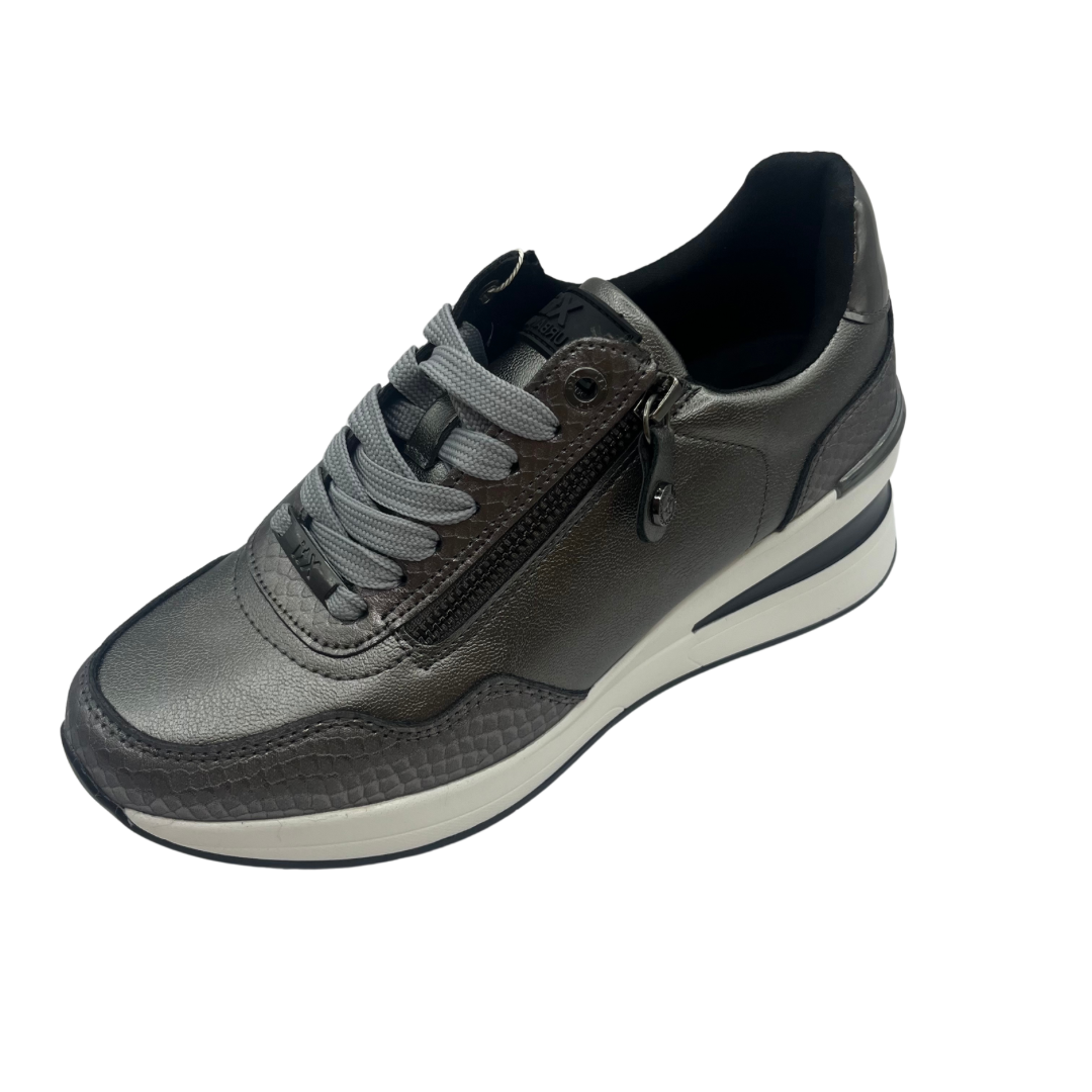 XTI Silver Wedged Trainer