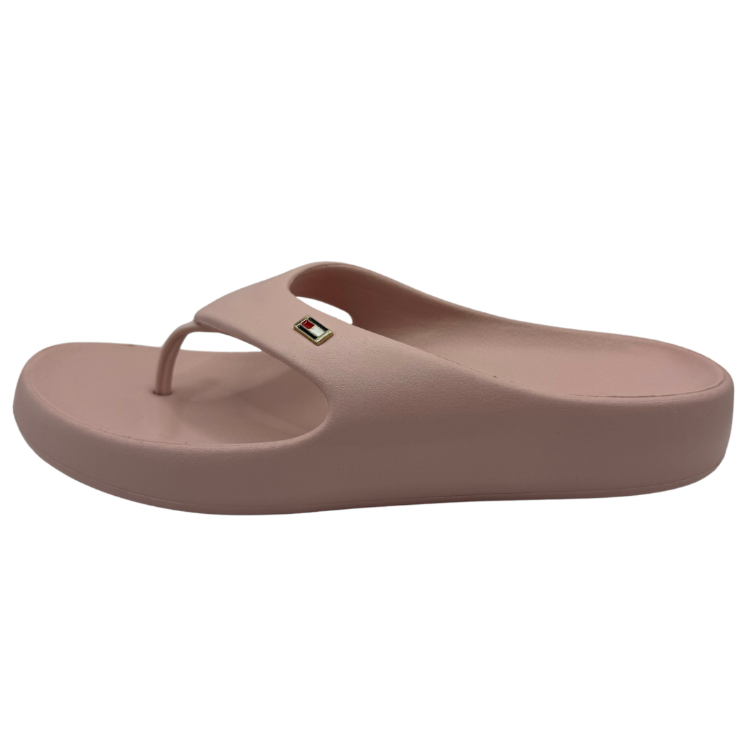 Tommy Hilfiger Pink Flip Flops