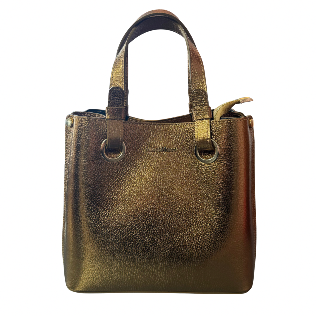Marco Moreo Gold Handbag