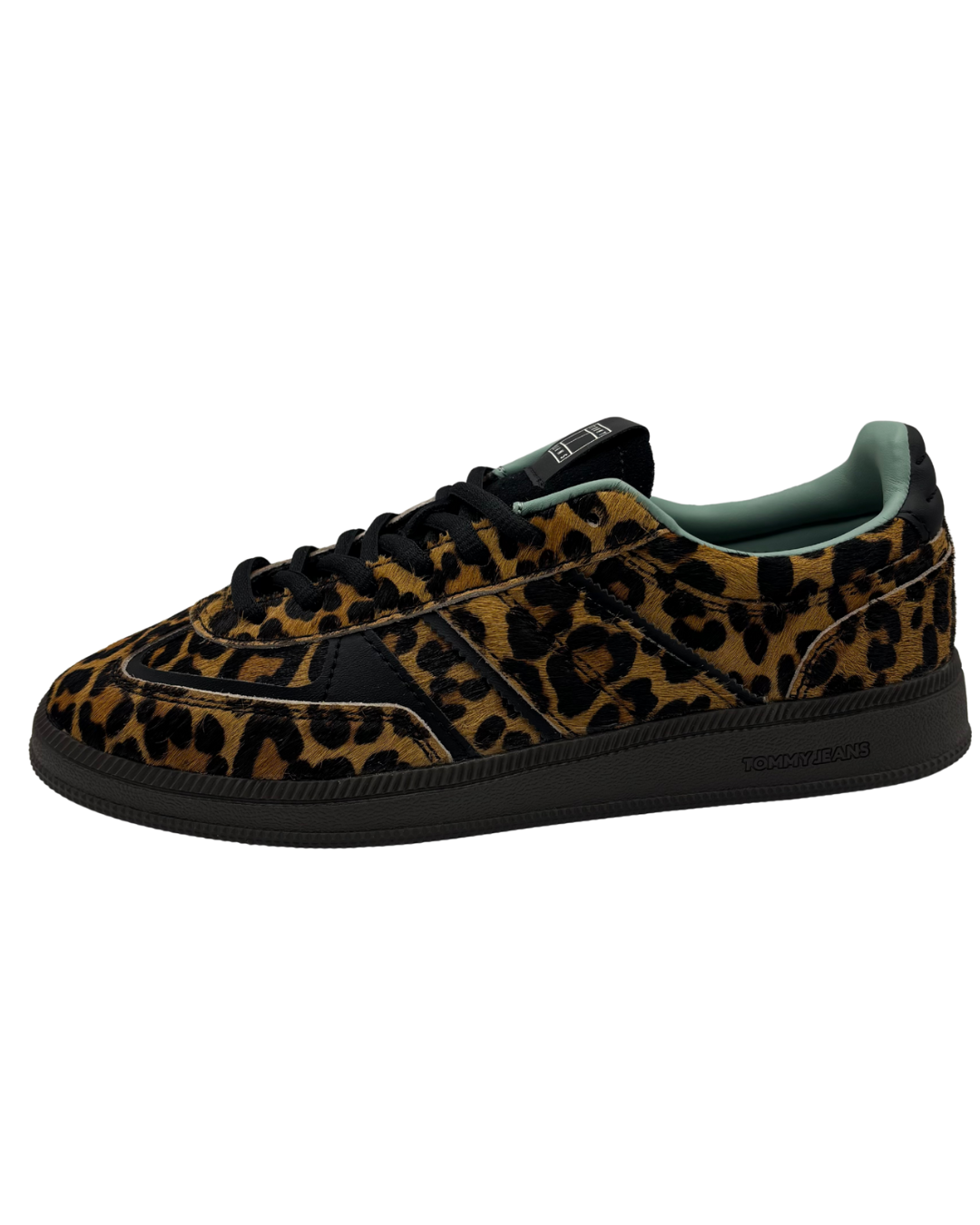 Tommy Hilfiger Leopard Trainer with Green Detail