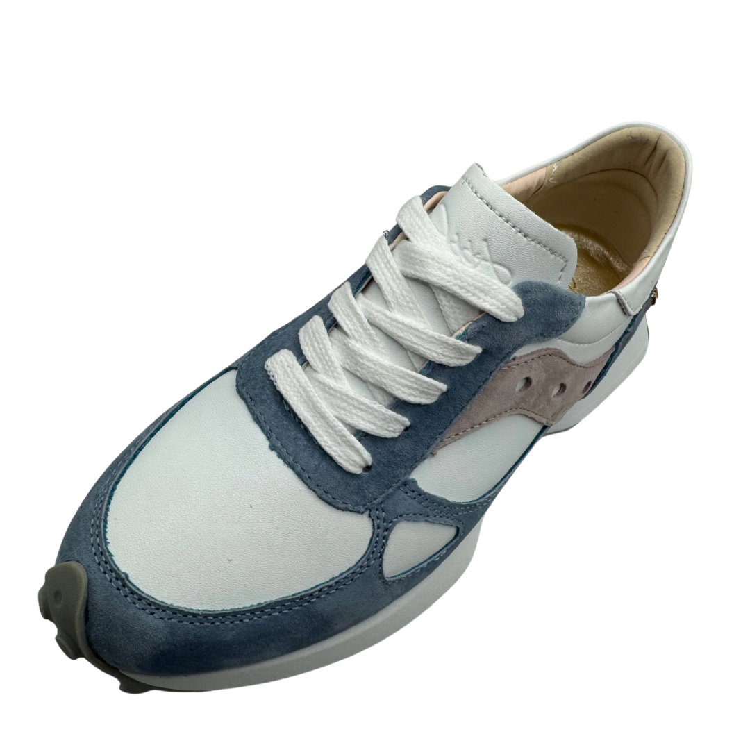 Kate Appleby Blue, Nude &amp; White Trainers