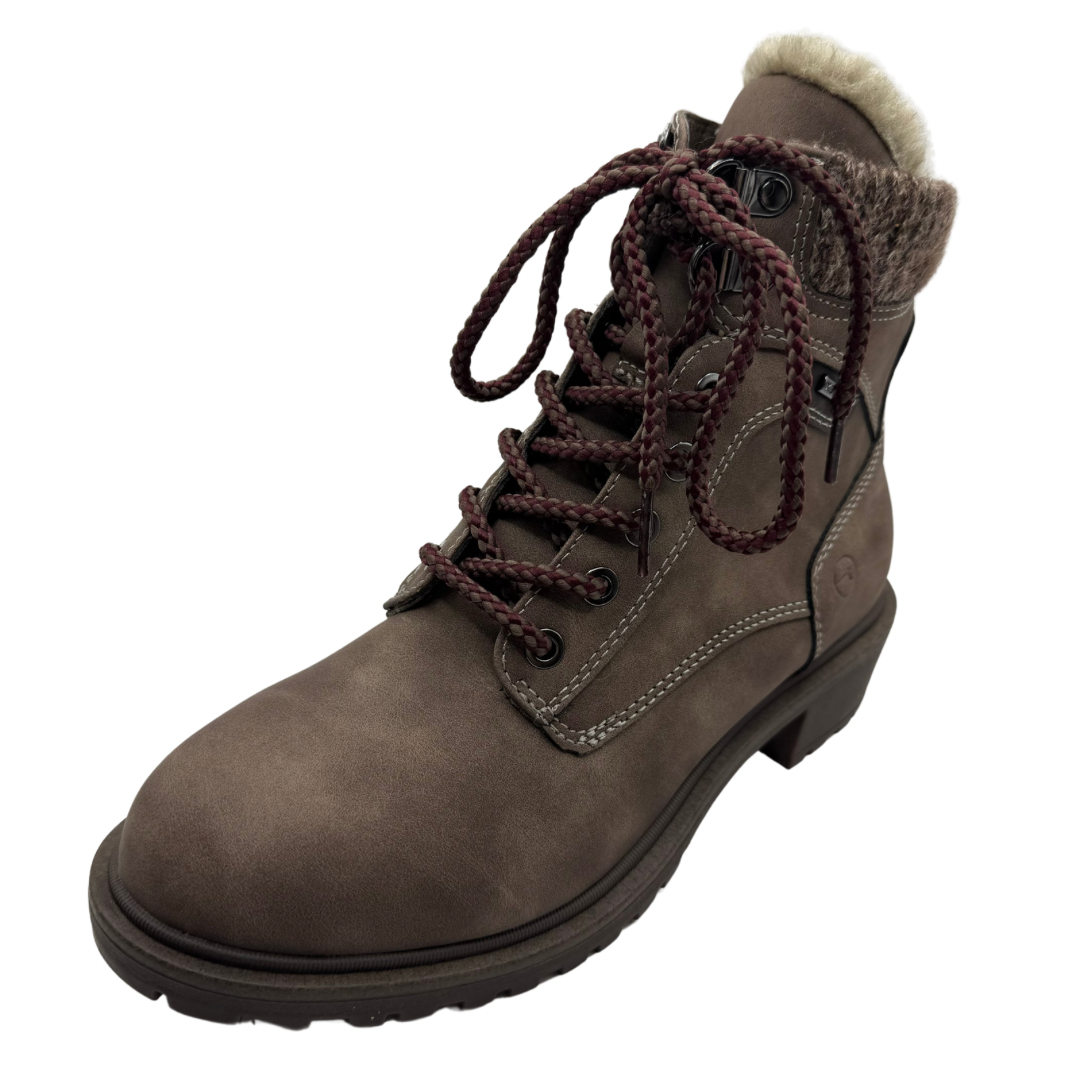 Tamaris Brown Boots with Fleece Lined