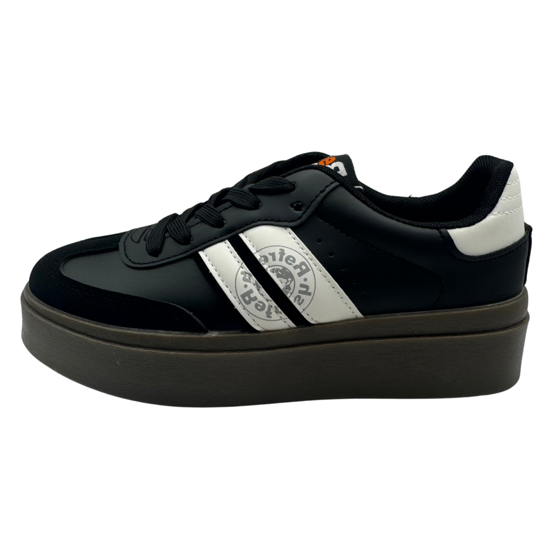 Refresh Black Platform Trainers