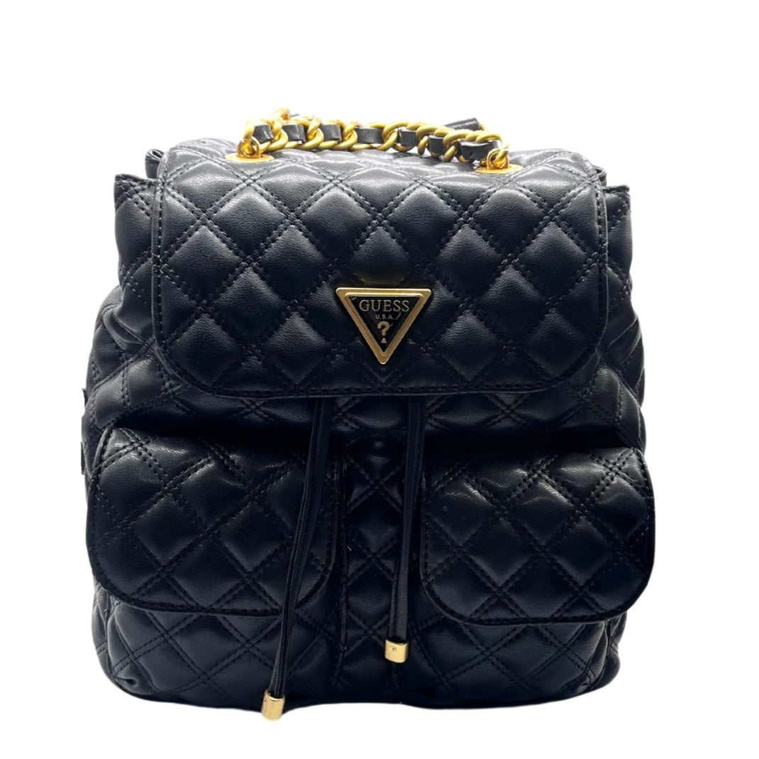Guess Black Quilted Rucksack