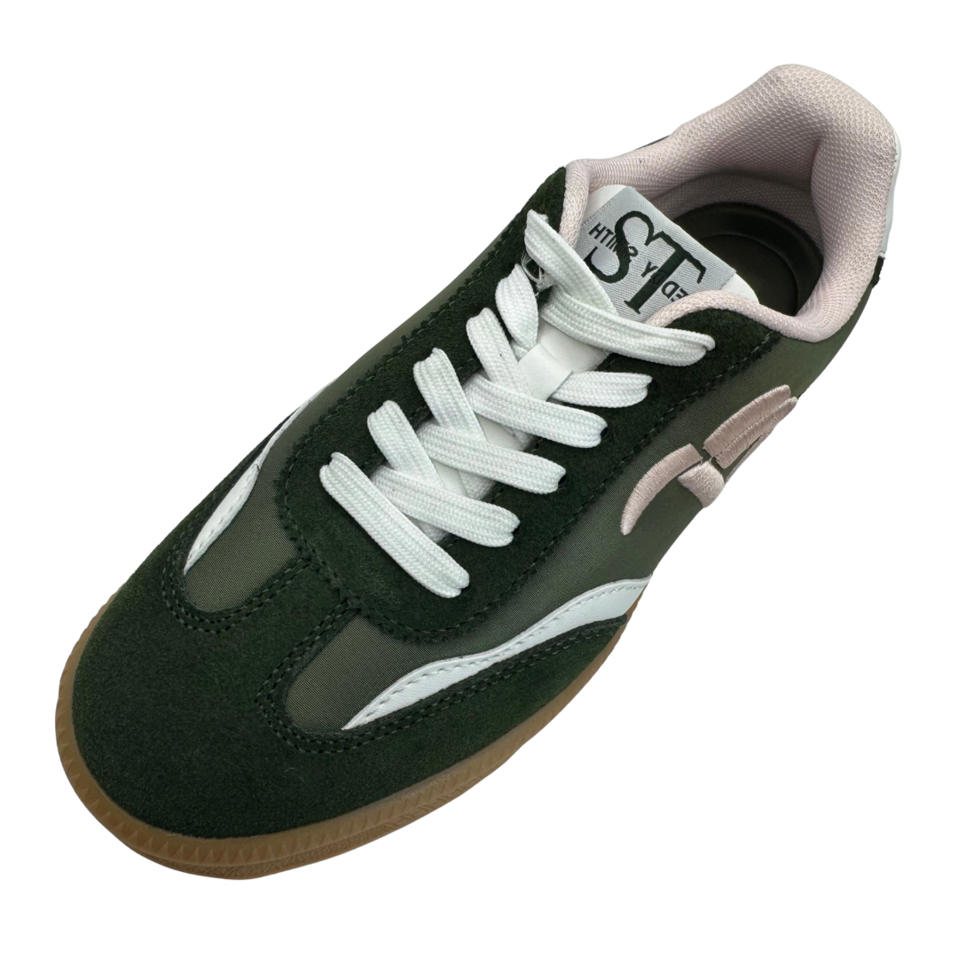 Teddy Smith Two-Tone Green Trainers