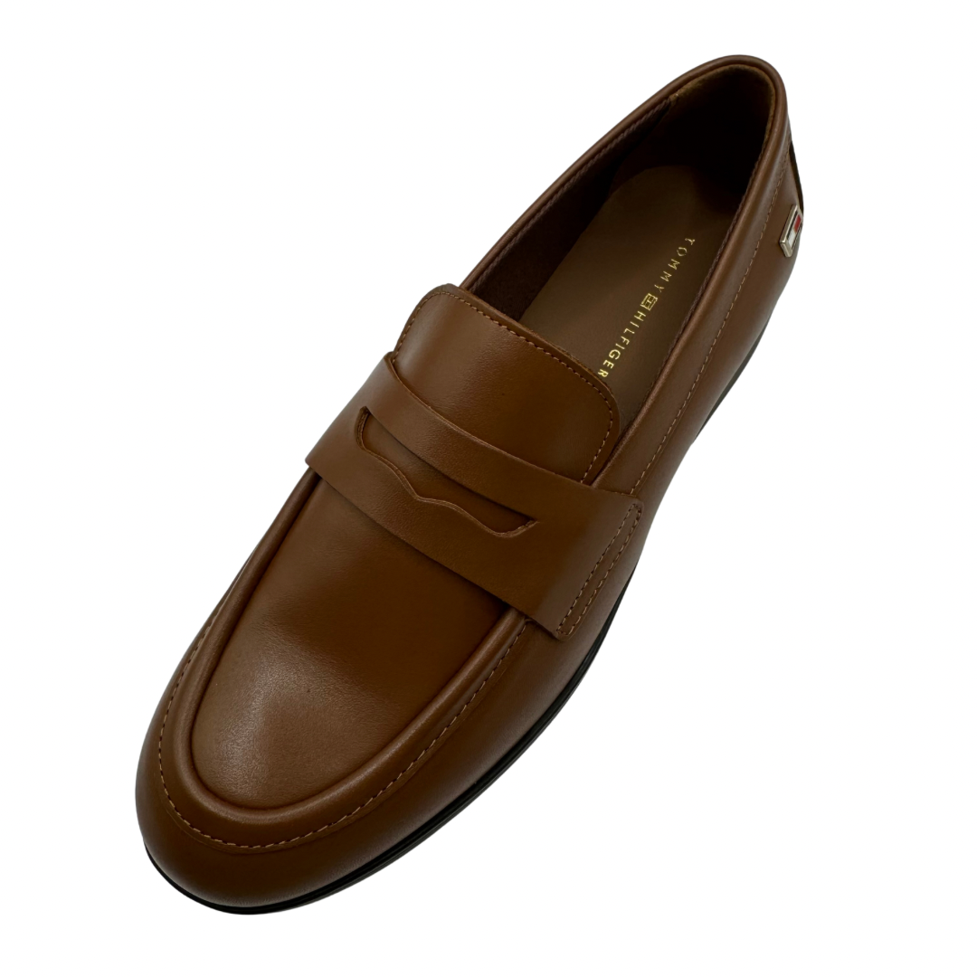 Tommy Hilfiger Brown Leather Loafer