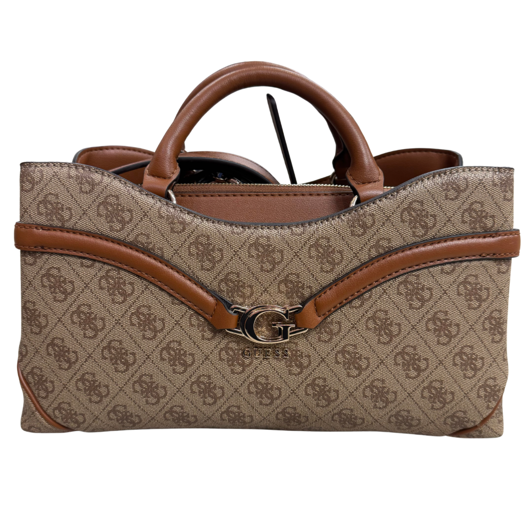 Guess Brown Latte Logo Handbag