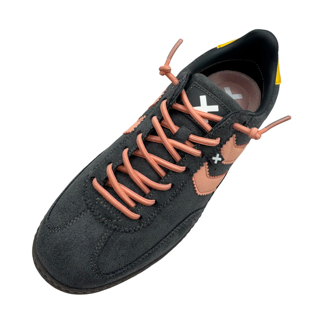 Xti Grey, Pink &amp; Yellow Trainers