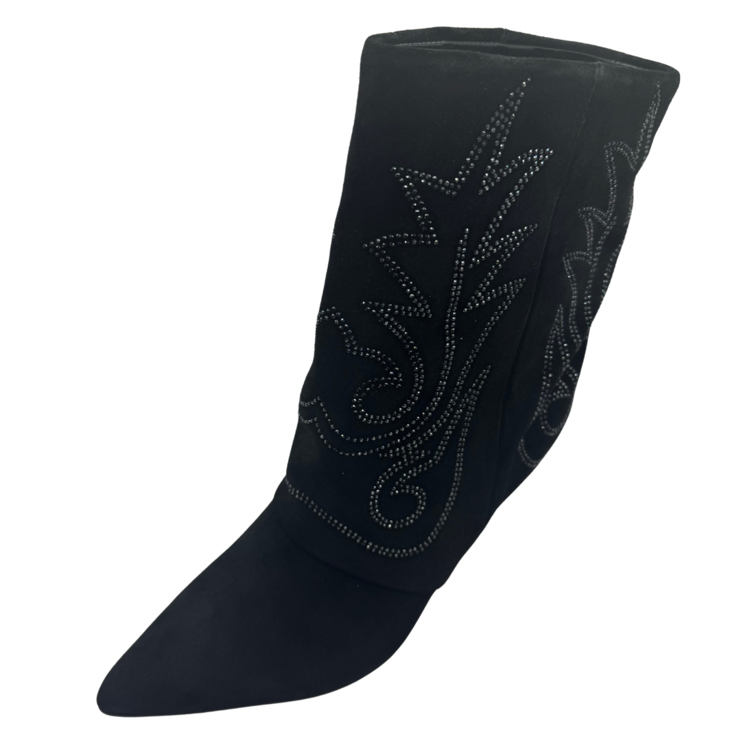 Guess Black Heeled Boots