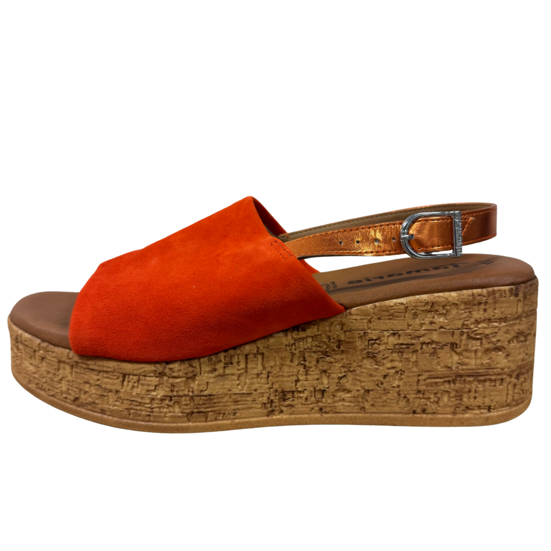 Tamaris Orange Wedge