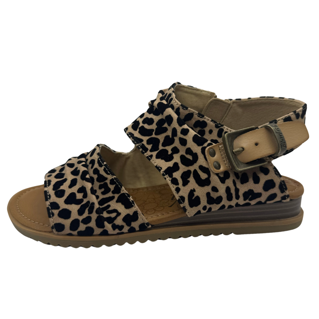 Blowfish Leopard Print Sandals