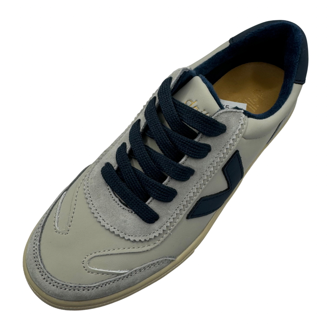 Drilleys Beige &amp; Navy Trainers