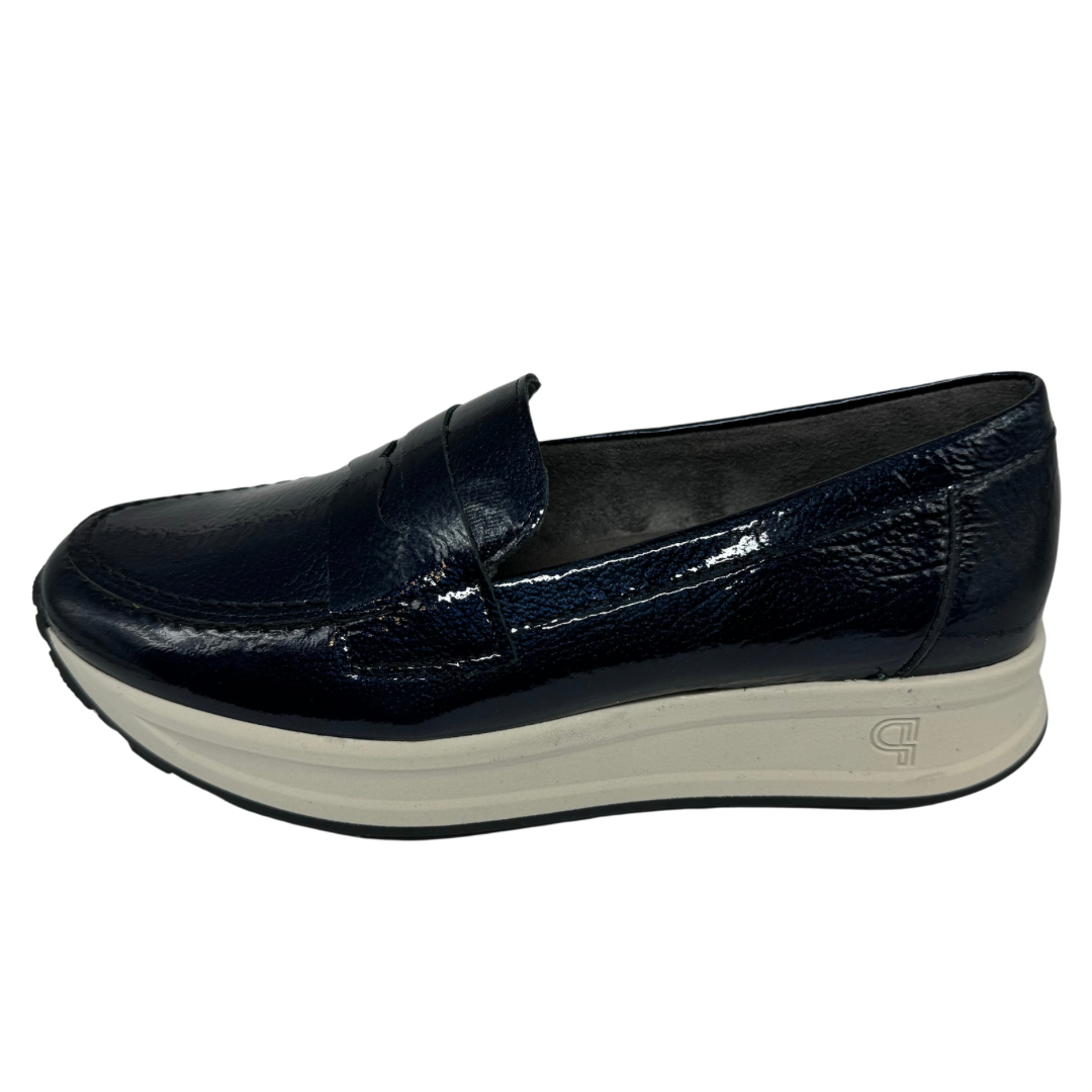 Pitillos Navy Loafer Shoes