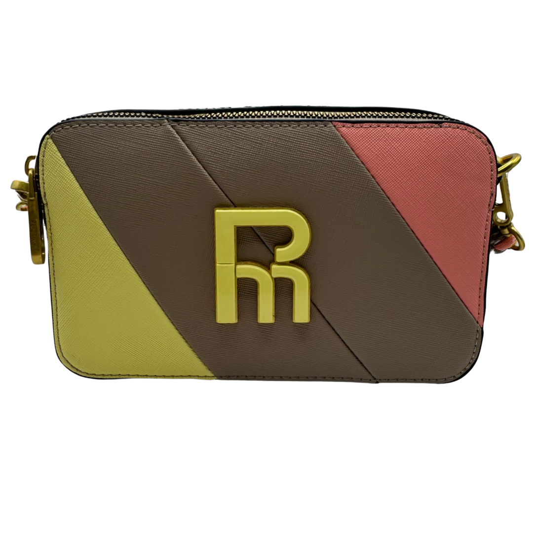 Pepe Moll Brown, Coral &amp; Lemon Crossbody Bag