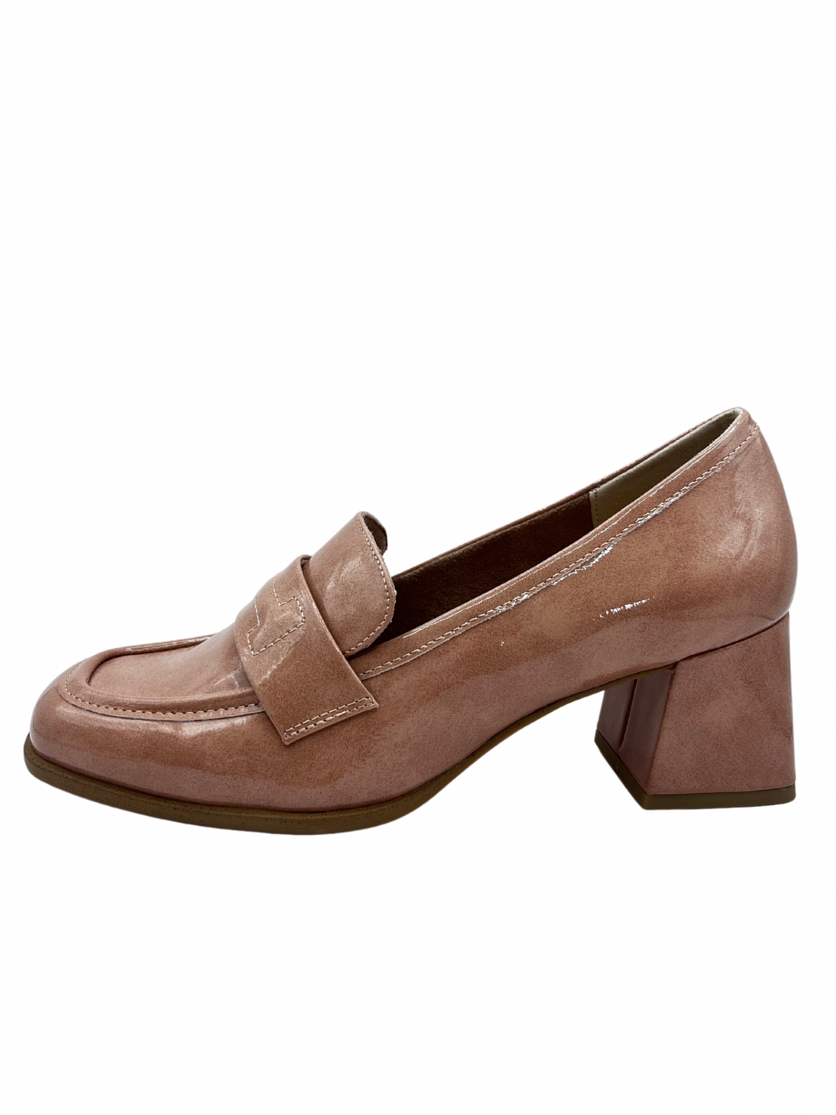 Marco Tozzi Rose Patent Heeled Loafer
