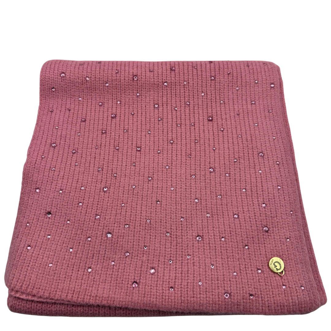 Guess Pink Diamanté Scarf