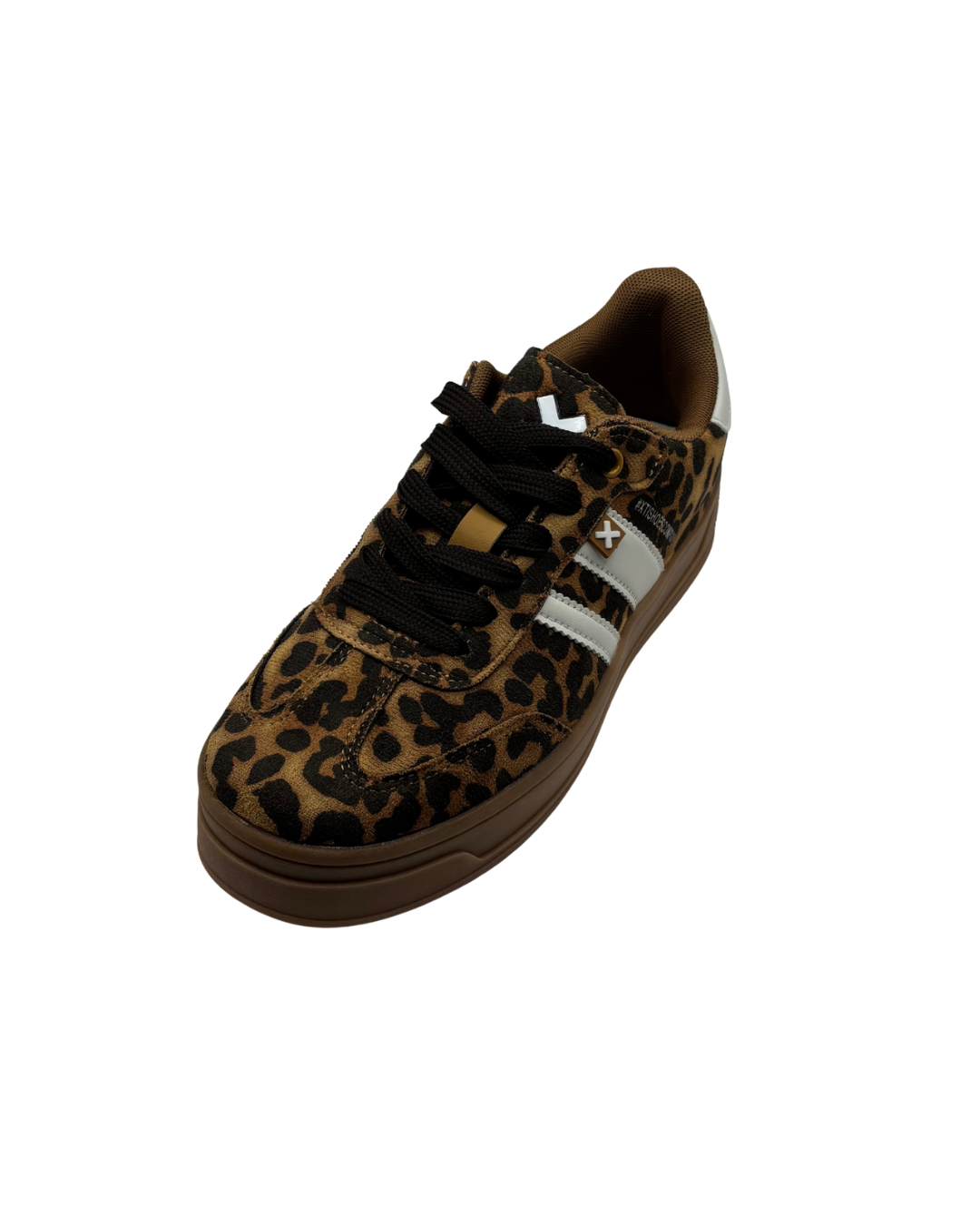 XTI Leopard Print Platform Trainer