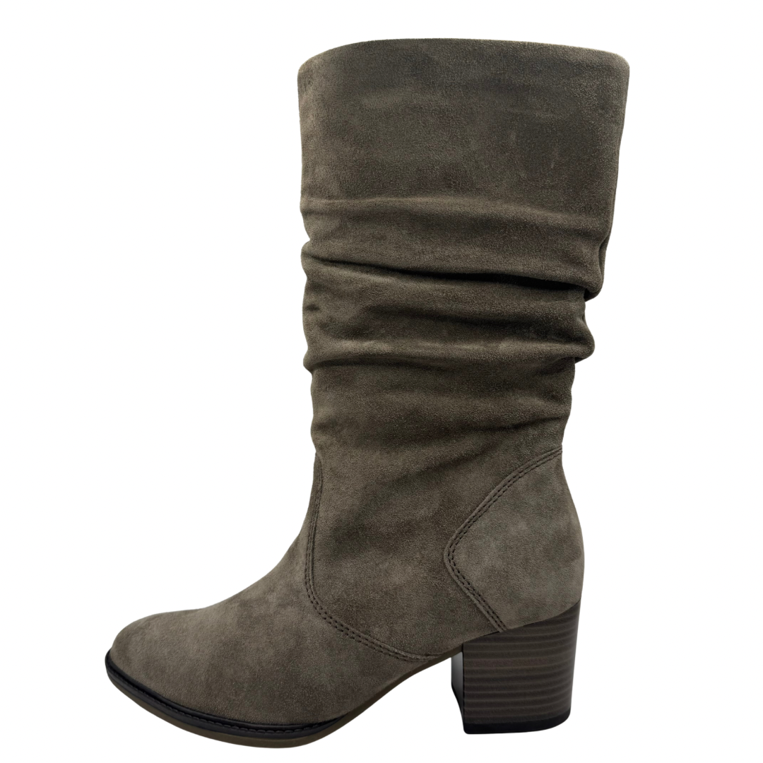 Gabor Taupe Heeled Boots